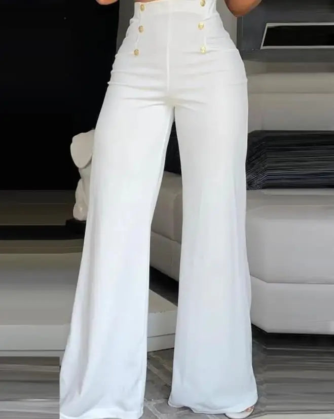 Calça Cintura Alta Elegante