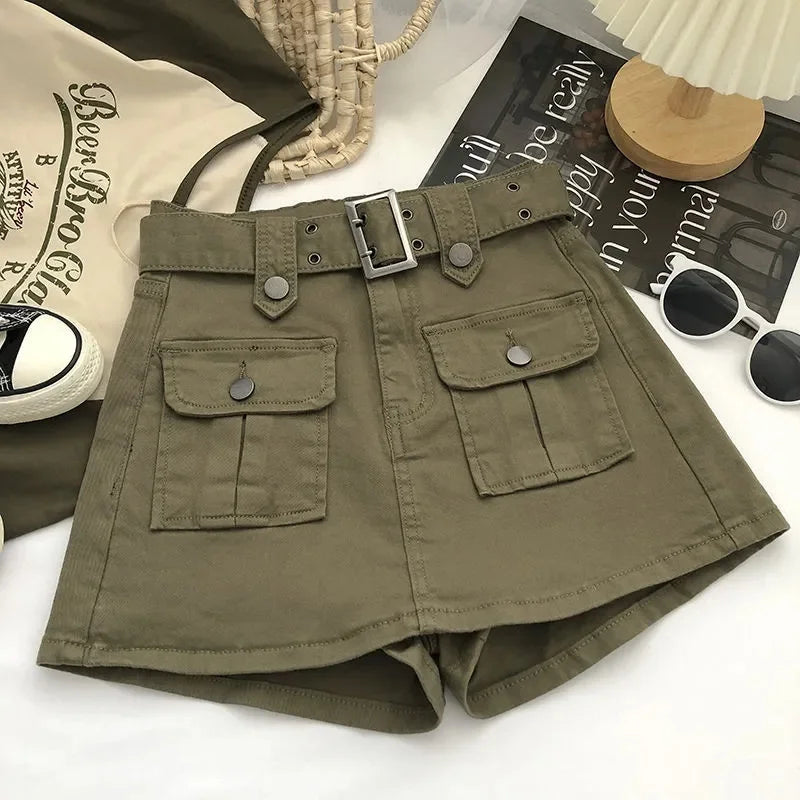 Short saia Cargo + cinto