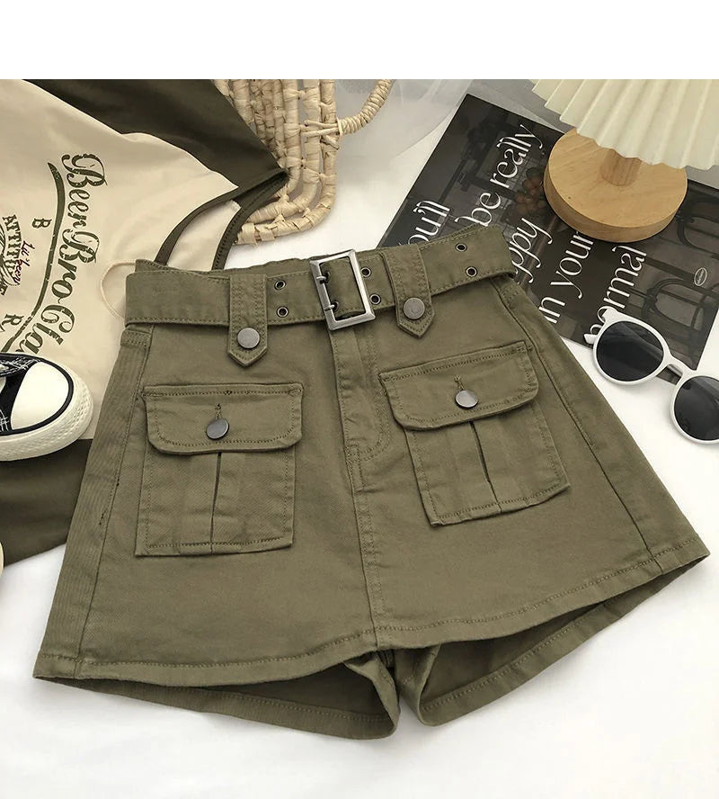 Short saia Cargo + cinto