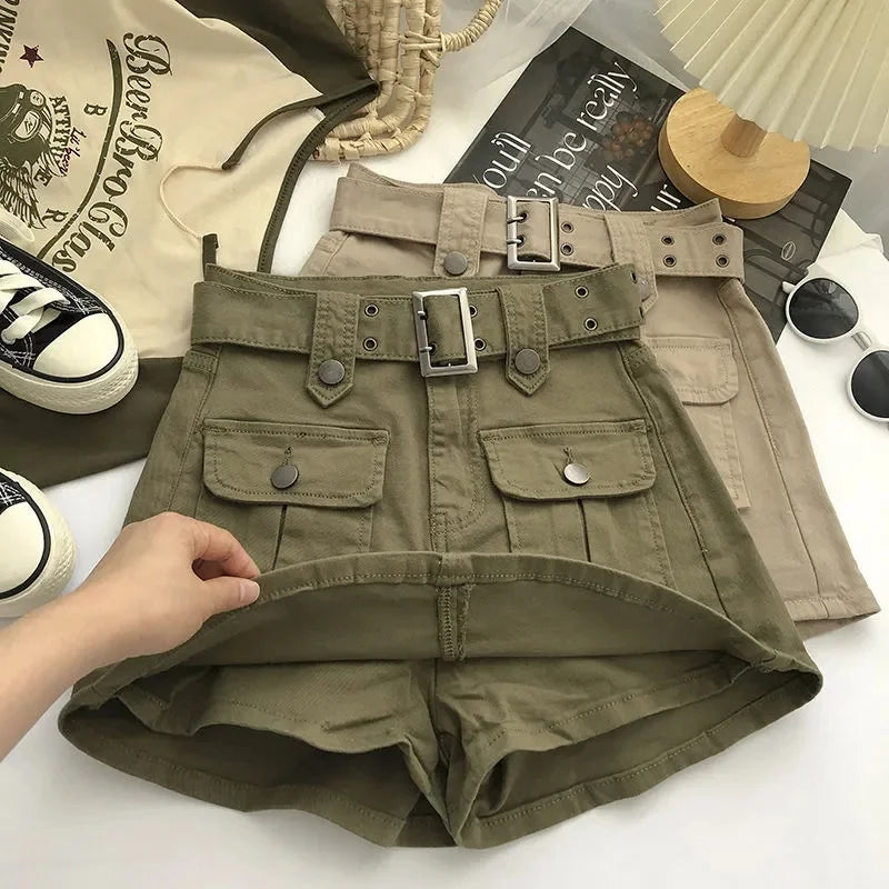 Short saia Cargo + cinto