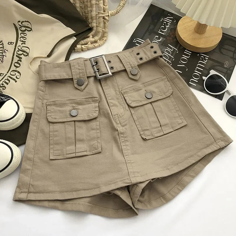 Short saia Cargo + cinto