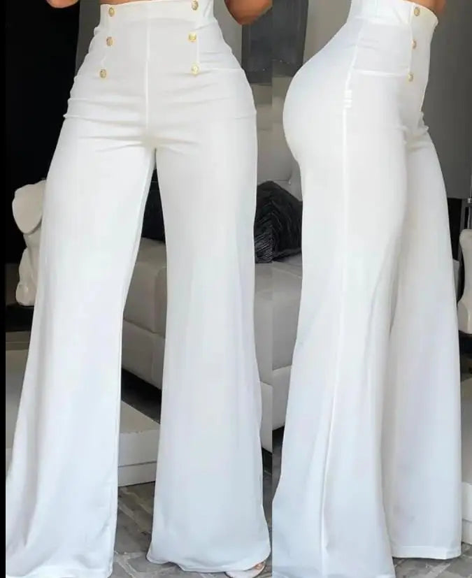 Calça Cintura Alta Elegante