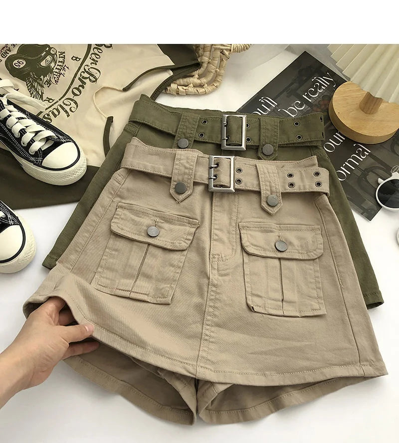 Short saia Cargo + cinto